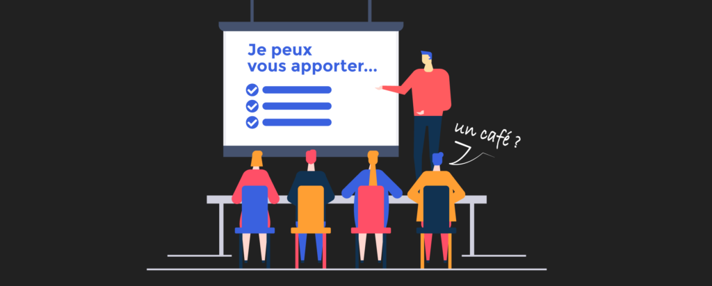 illustration de l’article « comment présenter votre entreprise » pour « décrire à quoi vous contribuez », rédigé par Laurent Agier - agence de communication basée sur Toulon