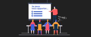 illustration de l’article « comment présenter votre entreprise » pour « décrire à quoi vous contribuez », rédigé par Laurent Agier - agence de communication basée sur Toulon